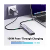 UGREEN CM478 Hub USB-C 5 en 1 100W PD 1x HDMI 1x USB-C PD IN 2x USB-A 2.0 1x USB-A 3.0