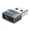 Good Connections adaptador USB 2.0 USB-A macho a USB-C hembra carcasa de aluminio gris pack de 2