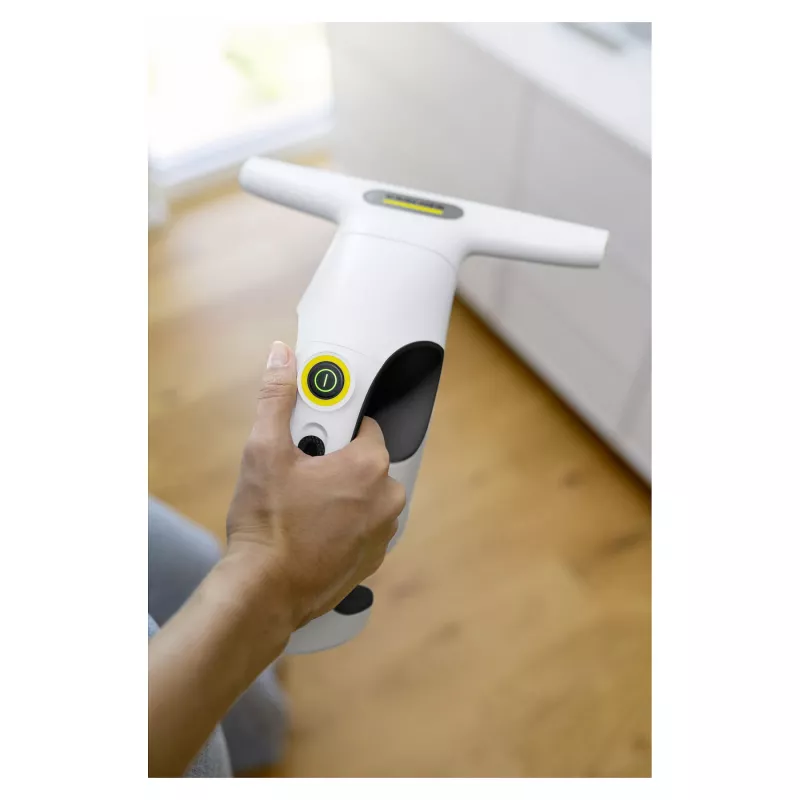 Kärcher WV 1 Compact Care aspirador de ventanas, ion-litio, 25 min de autonomía, depósito de 100 ml, amarillo/negro
