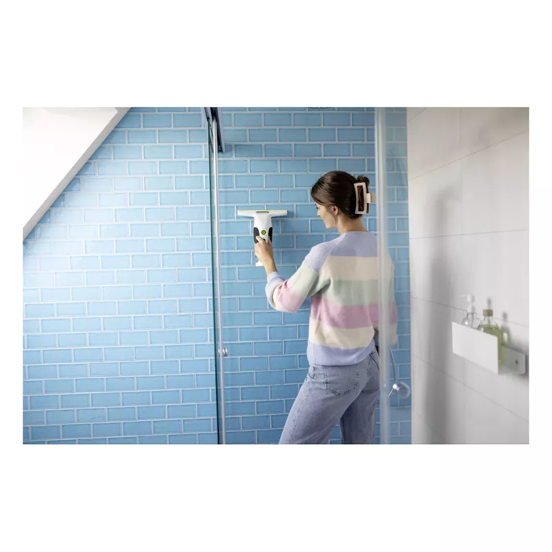 Kärcher WV 1 Compact Care aspirador de ventanas, ion-litio, 25 min de autonomía, depósito de 100 ml, amarillo/negro
