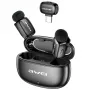 AWEI MK5 Duo Ai-Voice Black Micrófono lavalier inalámbrico