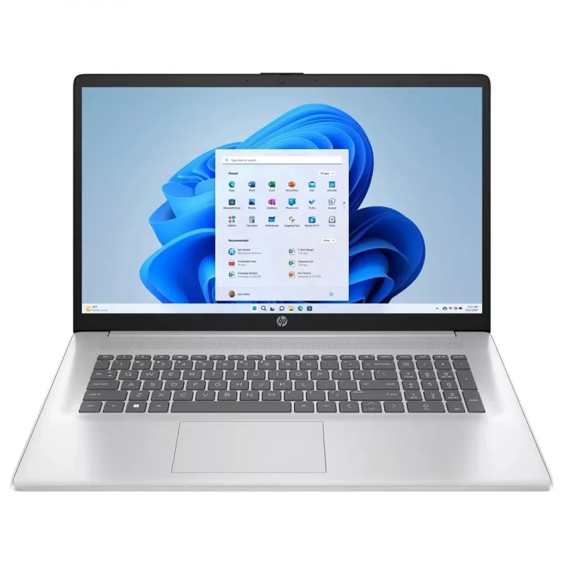 HP 17-CP3005DDX portátil, 17,3 inch FHD antirreflejo IPS, AMD Ryzen 5 7430U, 16GB DDR4, 512GB SSD, AMD Radeon Graphics, Windows 11 Home S Mode, Natural Silver