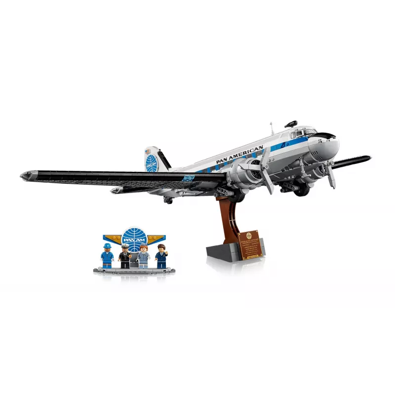 LEGO Icons 11378 Douglas DC-3 PAN AM avión de pasajeros set de construcción (2500 piezas)