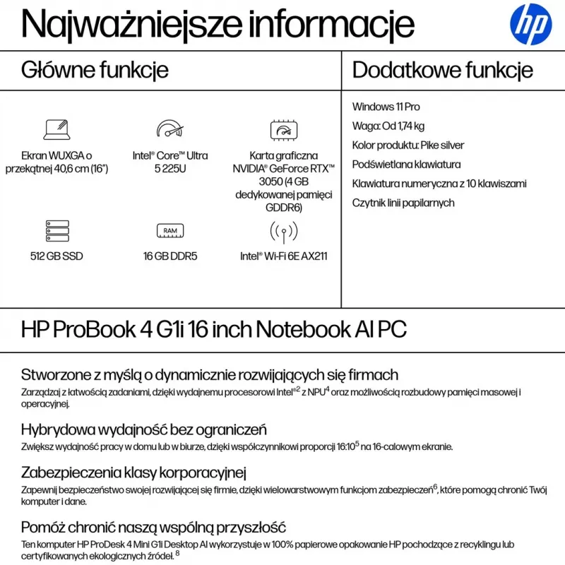 HP ProBook 4 G1i 16