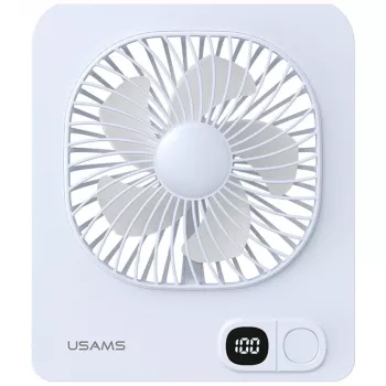 USAMS ZB363 ventilador de mesa magnético blanco