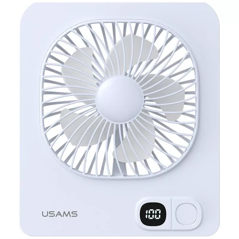 USAMS ZB363 ventilador de mesa magnético blanco