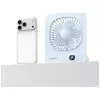 USAMS ZB363 ventilador de mesa magnético blanco