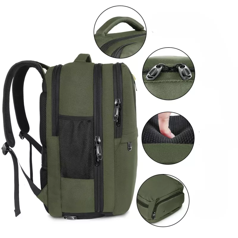 Black Forest KM04 Mochila de viaje de cabina 50x20x33 cm verde