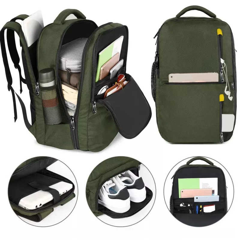 Black Forest KM04 Mochila de viaje de cabina 50x20x33 cm verde