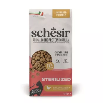 SCHESIR Sterilized Bogata Chicken pienso seco para gatos 10kg
