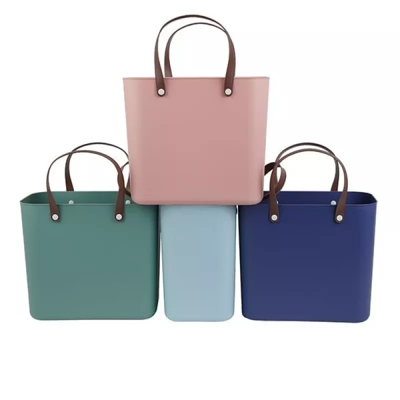 Rotho Multibag Albula Style 25L caja de almacenamiento, Meadow Rose
