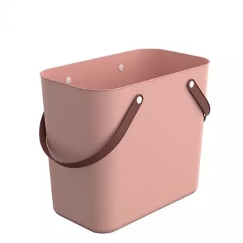 Rotho Multibag Albula Style 25L caja de almacenamiento, Meadow Rose