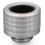 Thermal Grizzly DeltaMate racor HT14, latón niquelado, rosca G1/4 pulgadas, unión recta de inserción para tubo de 14 mm