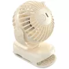 AWEI F45 mini ventilador de mesa con clip, 1200mAh, blanco