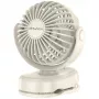AWEI F45 mini ventilador de mesa con clip, 1200mAh, blanco