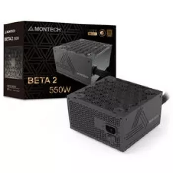 Montech BETA 2 fuente de alimentación 80 PLUS Bronze, ATX 3.1 - 550 vatios, negro