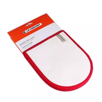 Le Creuset guante doble de horno 89x20cm Cherry Red