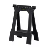 STANLEY caballete Rack-horse Junior 2 uds. pack doble de caballetes, capacidad de carga 360 kg, plegable, negro/amarillo