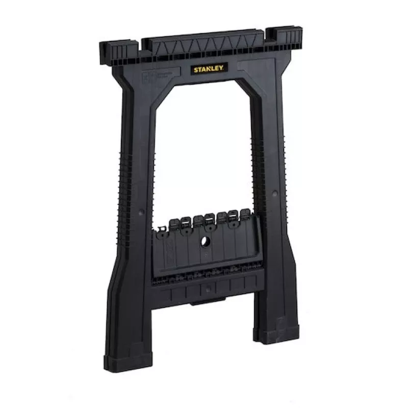 STANLEY caballete Rack-horse Junior 2 uds. pack doble de caballetes, capacidad de carga 360 kg, plegable, negro/amarillo