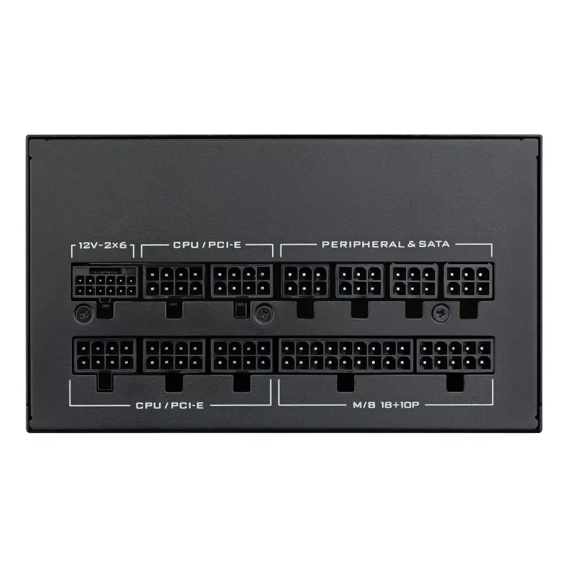 Lian Li SX Series fuente de alimentación 80 PLUS Platinum, totalmente modular, PCIe 5.1, ATX 3.1 - 1200 vatios, negro