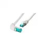 EFB Elektronik Cable de parcheo MK6001W.3G Cat.6a S/FTP RJ45, acodado/recto, 3 m, gris
