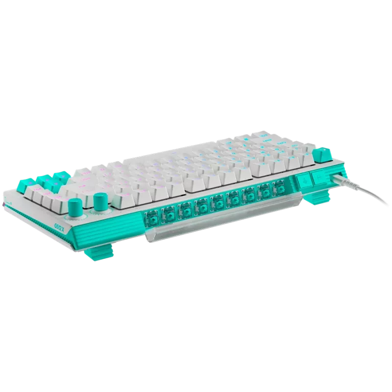 Logitech G512 X 75 Teclado mecánico gaming - blanco - US International - USB con cable