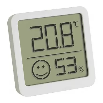 TFA Dostmann 30.5053.02.04 pack de 4 blanco termohigrómetro digital con zona de confort