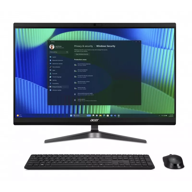 Acer Veriton Vero VZ2724G All-in-One PC, 23,8 inch FHD IPS, Intel Core i5-14400, 8GB DDR5, 512GB SSD, Windows 11 Pro, negro