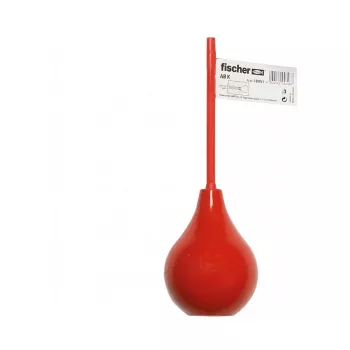 Fischer Blow-out Pump Small AB K (530881) - Bomba de goma manual para limpieza de taladros, máx. 20 mm de diámetro