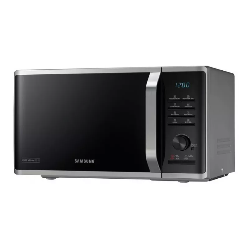 Samsung Microondas MG23K3575AS/EO 23L 800W Grill Plata/Negro