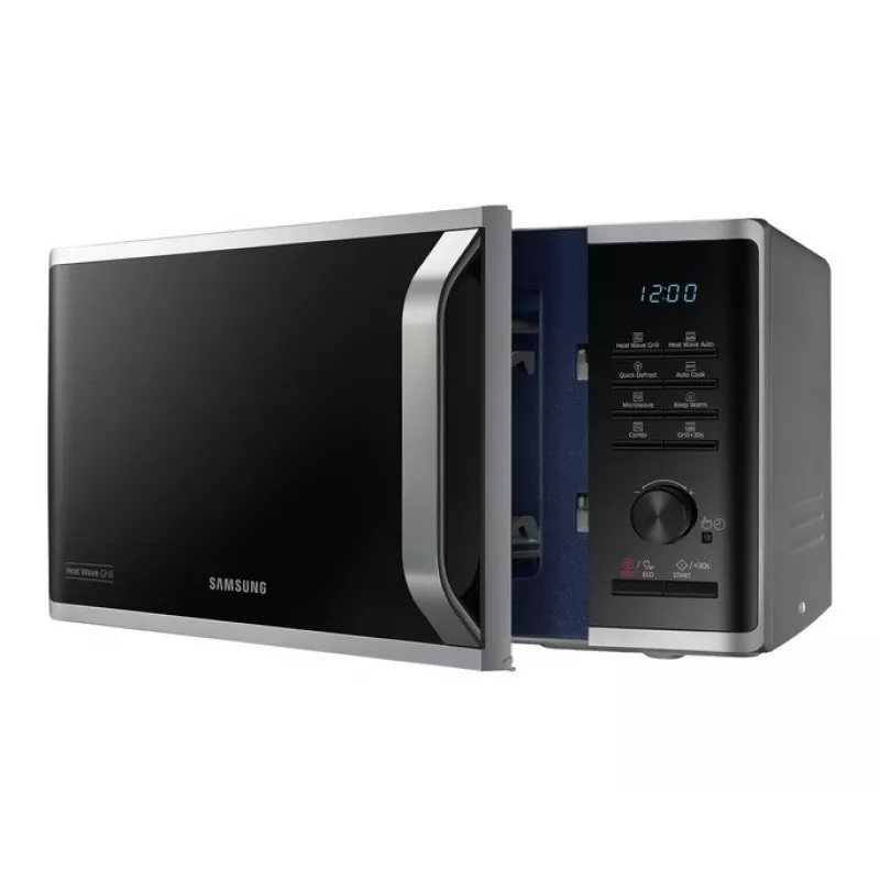 Samsung Microondas MG23K3575AS/EO 23L 800W Grill Plata/Negro