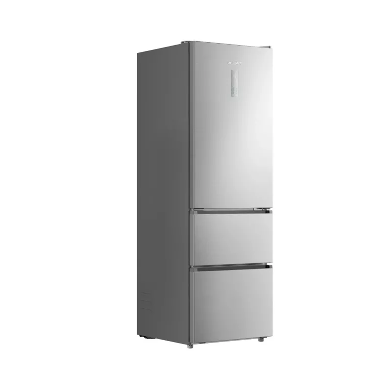 DREAME DRT400WMBEEU Frigorífico combi multiuso, 432 L, Acero inoxidable, No Frost, Clase energética F