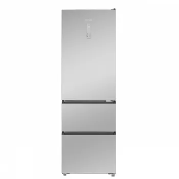DREAME DRT400WMBEEU Frigorífico combi multiuso, 432 L, Acero inoxidable, No Frost, Clase energética F