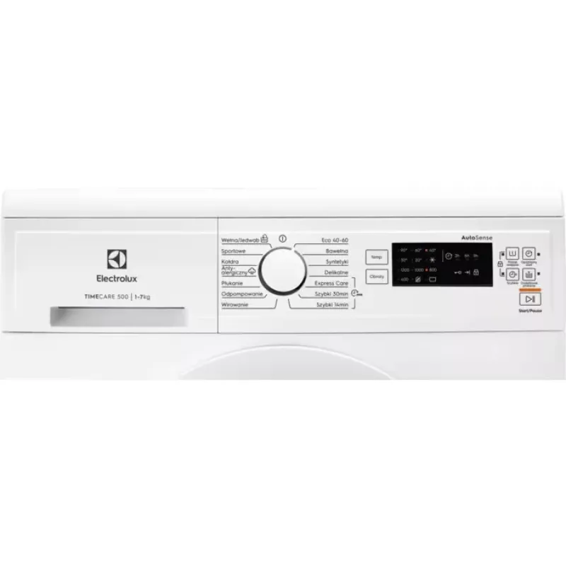 Electrolux EW2FN527WP Lavadora de carga frontal independiente, 7 kg, 1200 rpm, Clase energética C, Blanco