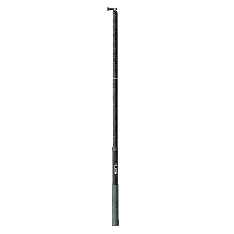 TELESIN GP-MNP-300-3 Palo selfie de fibra de carbono 3m para cámaras de acción