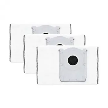 ECOVACS Bolsas de polvo para DEEBOT T90 familia y X11 PRO OMNI (pack de 3) - Blanco/Gris