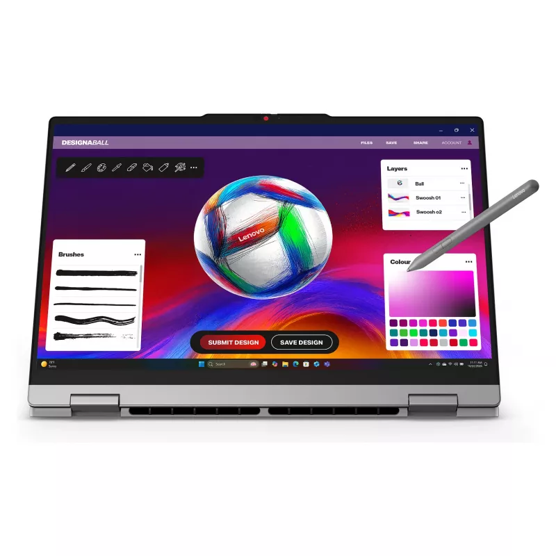 Lenovo IdeaPad 5 2-in-1 15AGP11 Portátil convertible 2 en 1 de 15,3 inch WUXGA OLED táctil (AMD Ryzen AI 7 445, 16GB RAM, 1TB SSD, Windows 11 Home) - 83UM002AGE