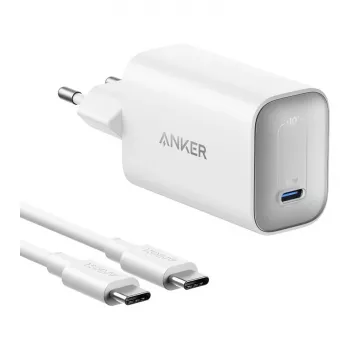 Anker Nano Charger 100W con cable USB-C, blanco