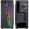 Aerocool Blade V1 torre Midi negra cristal templado