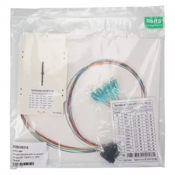 EFB-Elektronik cassette de empalme preparada con pigtails codificados por colores LC OM3 (53100.204)