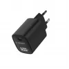 Gembird TA-UC-1C-PD60LCD-01-BK cargador rápido USB Type-C de 60W con pantalla LCD, negro