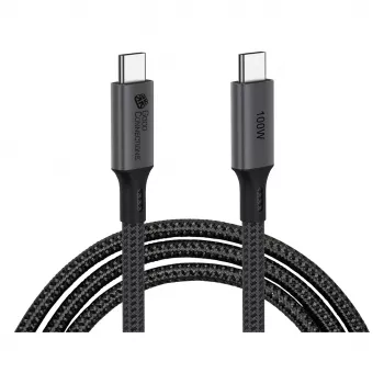 GoodConnections cable USB-C 4.0 (ST-ST) 1m trenzado 100W 8K 30Hz antracita