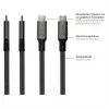GoodConnections cable USB-C 4.0 (ST-ST) 1m trenzado 100W 8K 30Hz antracita