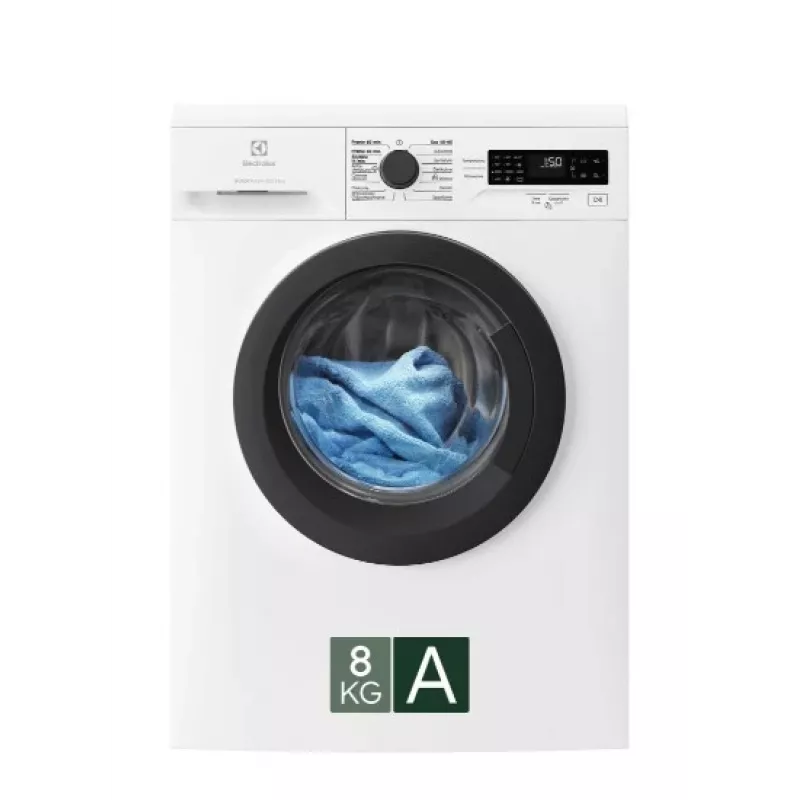 Electrolux EWZF528BP lavadora de carga frontal, 8 kg, 1200 rpm, blanca