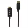 INCA cable DisplayPort a HDMI 1,8 m 10,2 Gbit/s negro