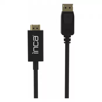 INCA cable DisplayPort a HDMI 1,8 m 10,2 Gbit/s negro