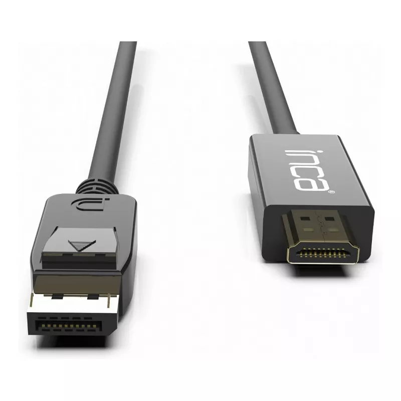 INCA cable DisplayPort a HDMI 1,8 m 10,2 Gbit/s negro
