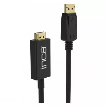 INCA cable DisplayPort a HDMI 1,8 m 10,2 Gbit/s negro