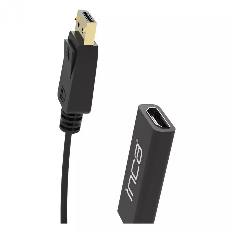 INCA adaptador DisplayPort a HDMI IDTH-07 4K 0,2m Retail