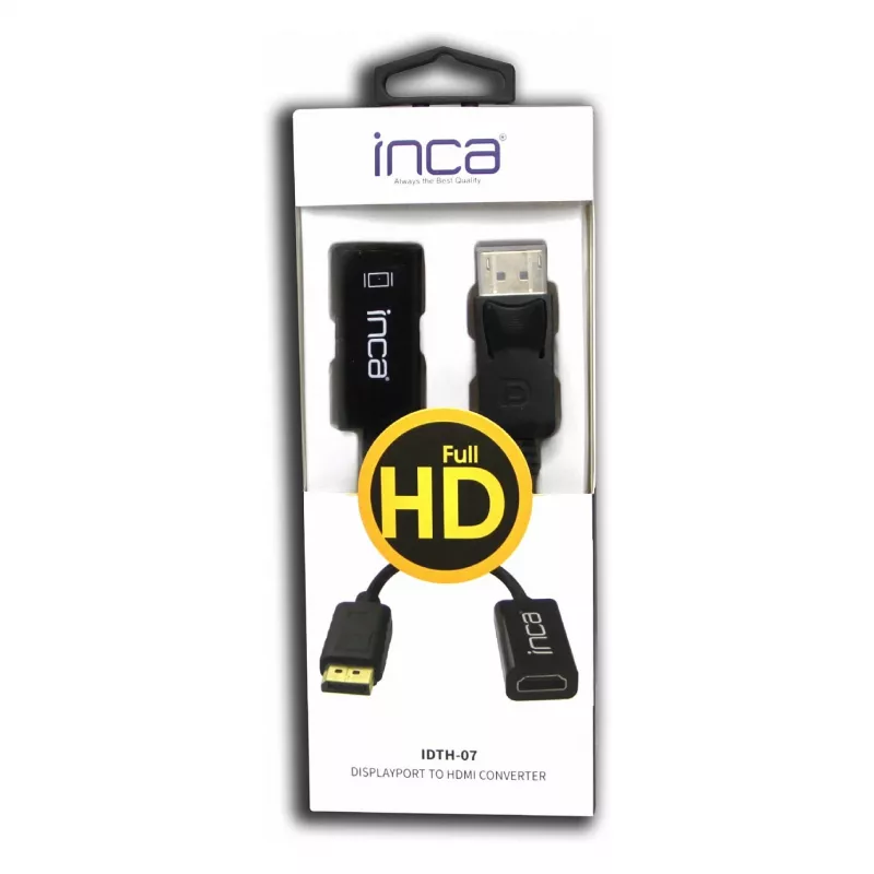 INCA adaptador DisplayPort a HDMI IDTH-07 4K 0,2m Retail